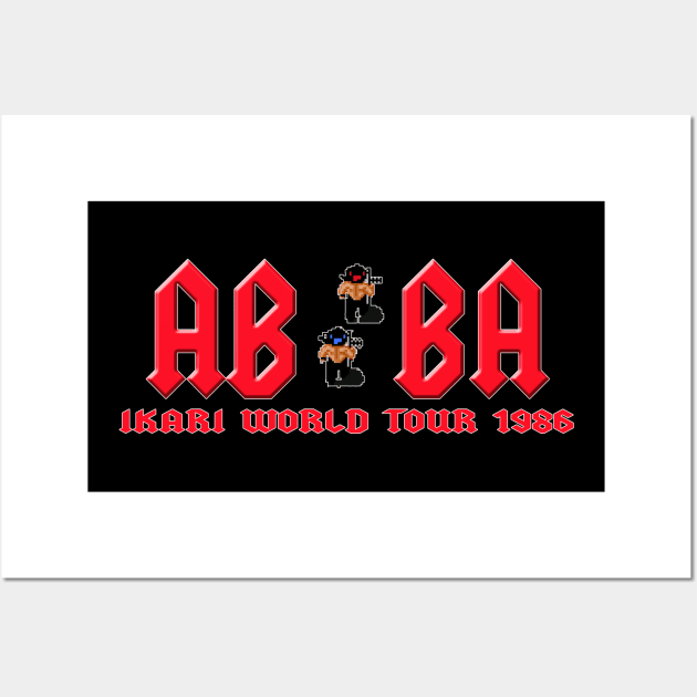 A-B-B-A Ikari Warriors World Tour Wall Art by sinistergrynn